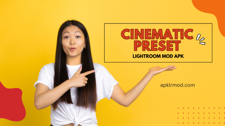 Cinematic Lightroom Preset